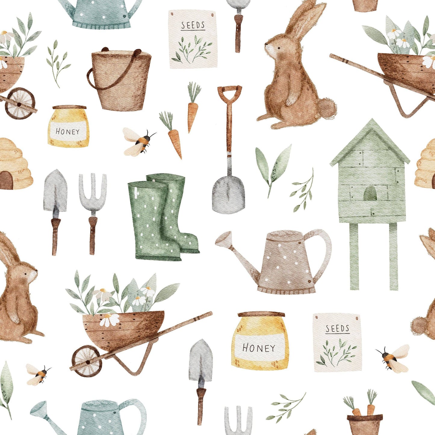 Spring Garden Bamboo Pajama Zippy