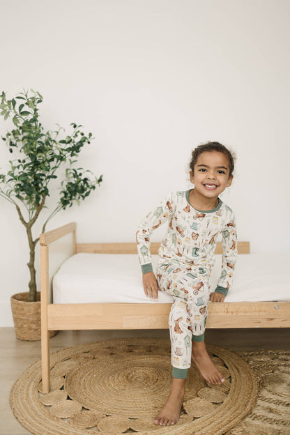 Spring Garden Bamboo Pajama Set