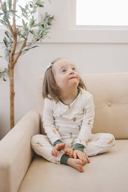 Carrot Bamboo Pajama Set