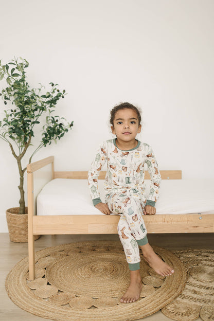 Spring Garden Bamboo Pajama Set