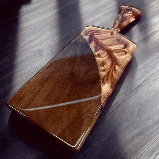 Flared Handle - Pure Copper Charcuterie Board