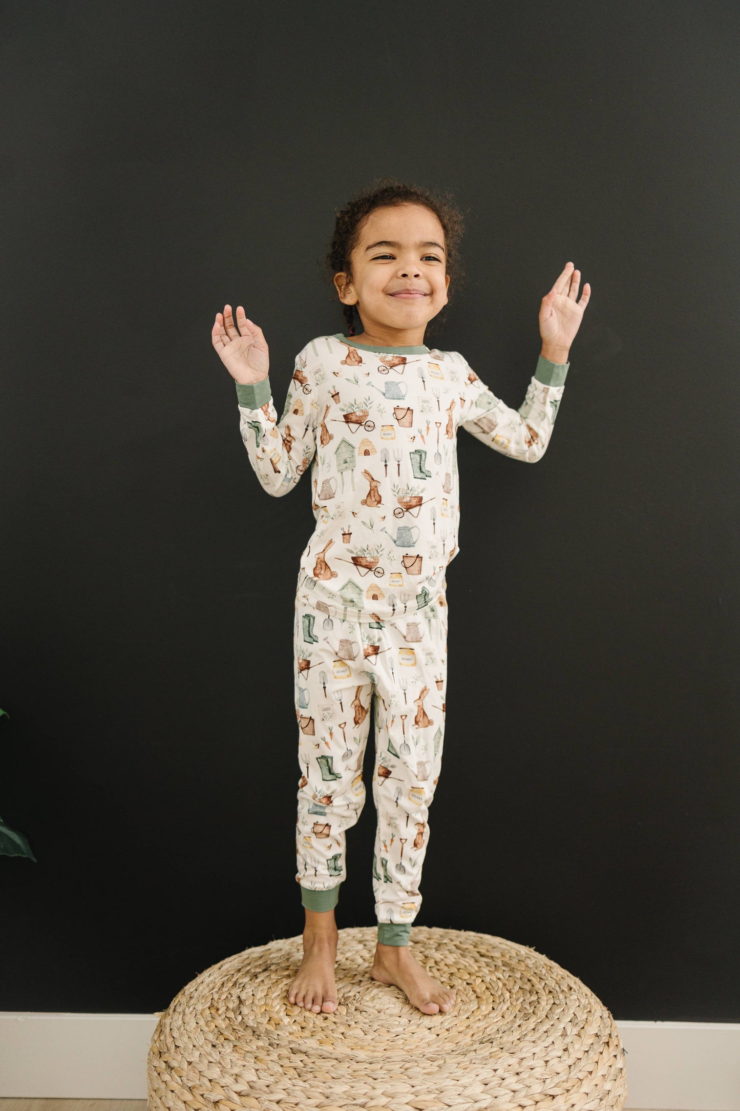 Spring Garden Bamboo Pajama Set