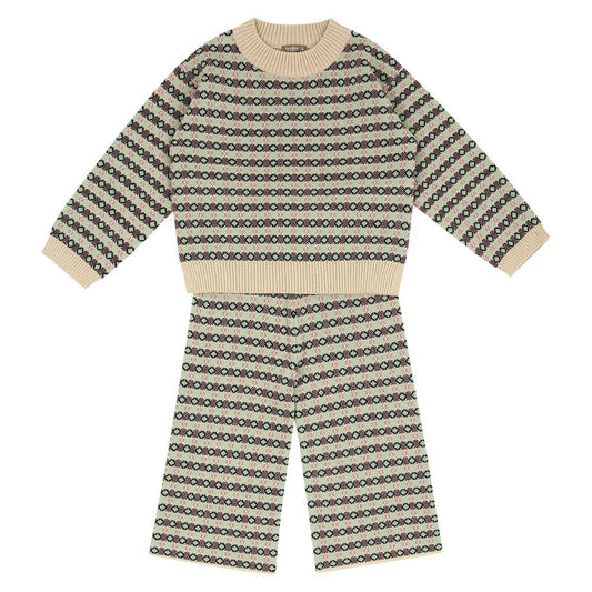 Shane Striped Knit Top & Pants Set
