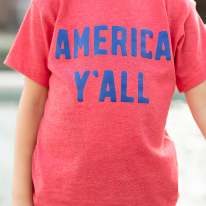 America Y'all Toddler and Youth 4th of July Shirt