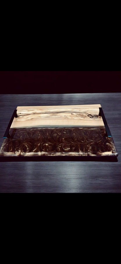 Medium - Bronze Gold Serving Board