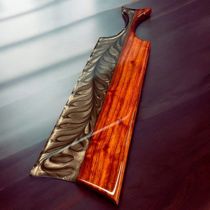 Fin Handle - Bronze Gold Charcuterie Board