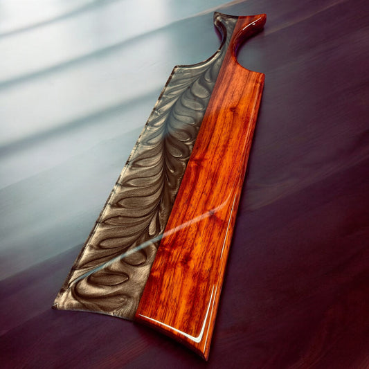 Fin Handle - Bronze Gold Charcuterie Board