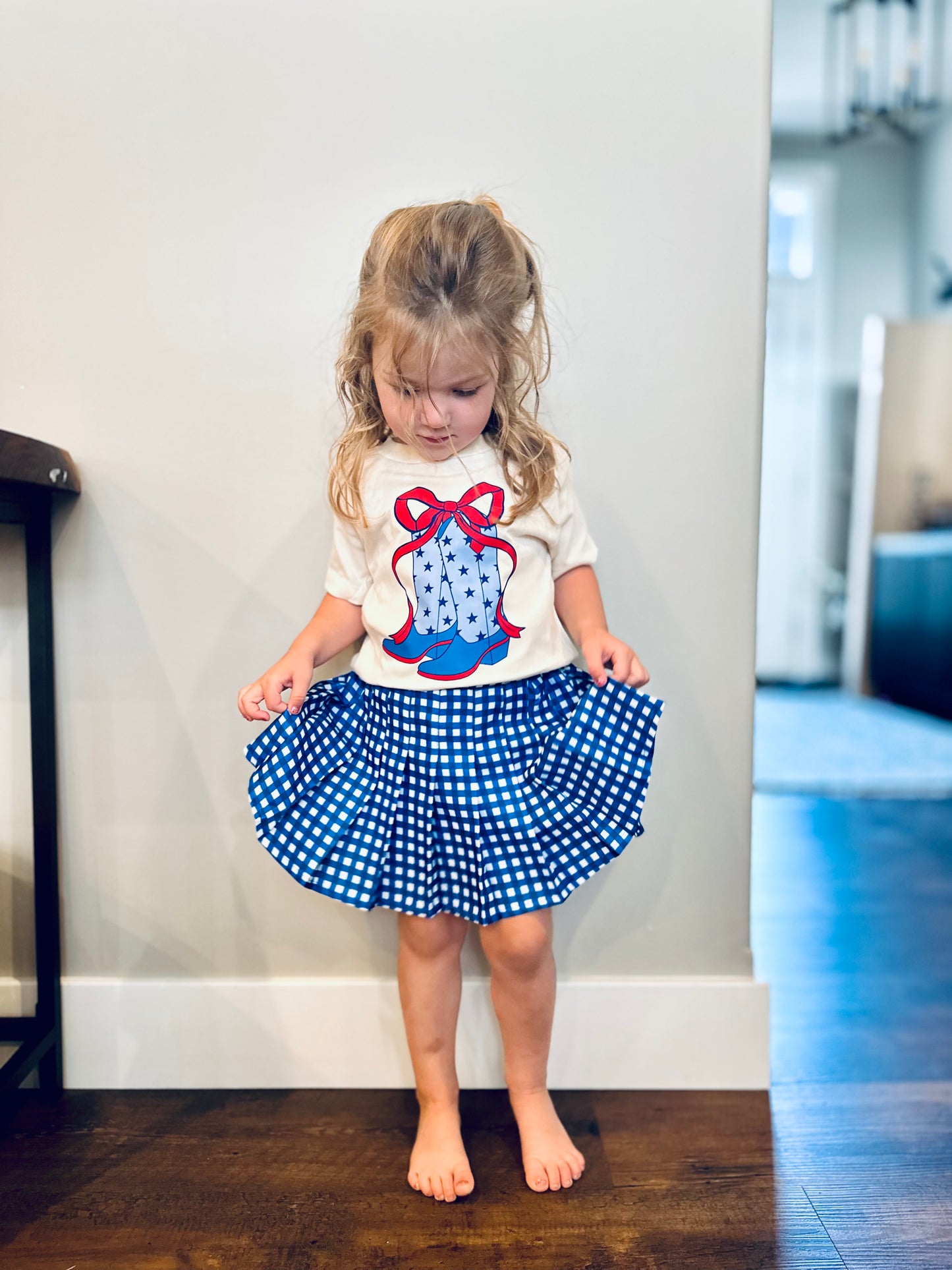 Coquette Cowgirl Boots Patriotic - Kids