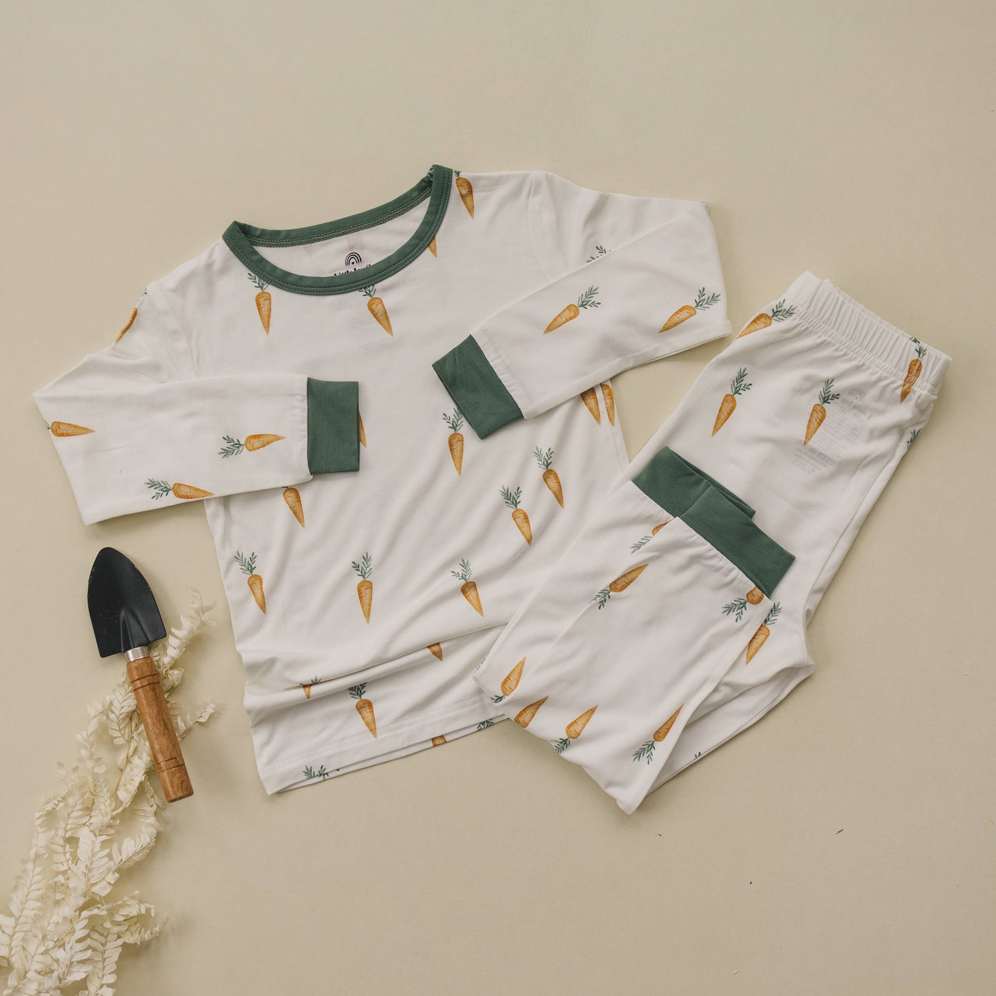 Carrot Bamboo Pajama Set