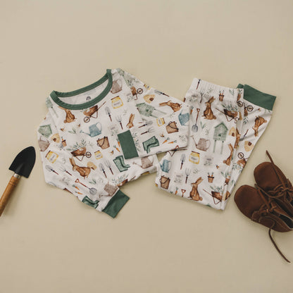 Spring Garden Bamboo Pajama Set