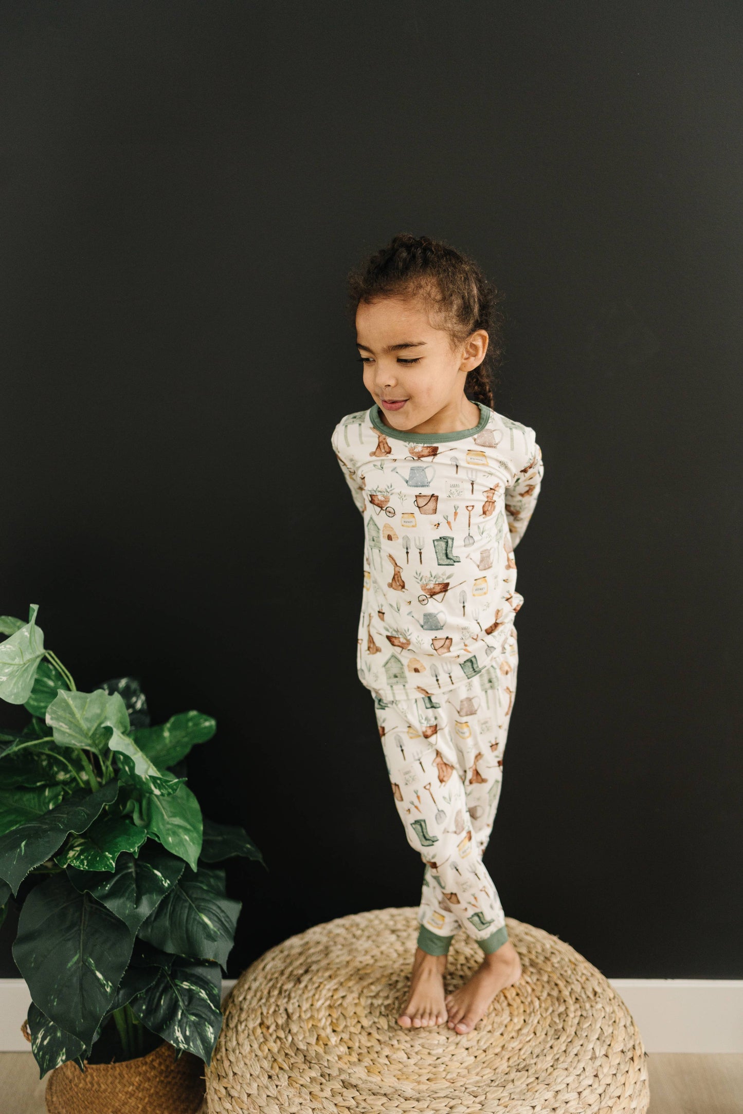 Spring Garden Bamboo Pajama Set