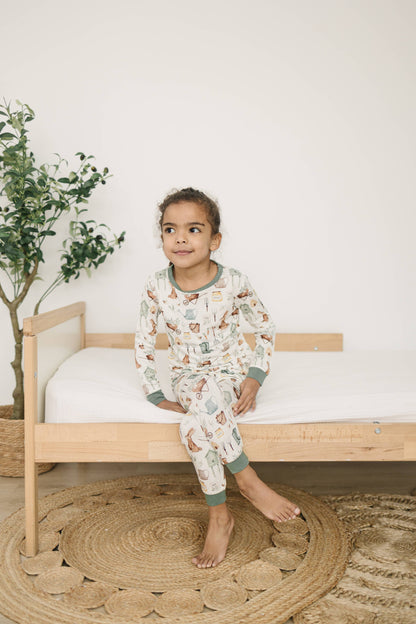 Spring Garden Bamboo Pajama Set