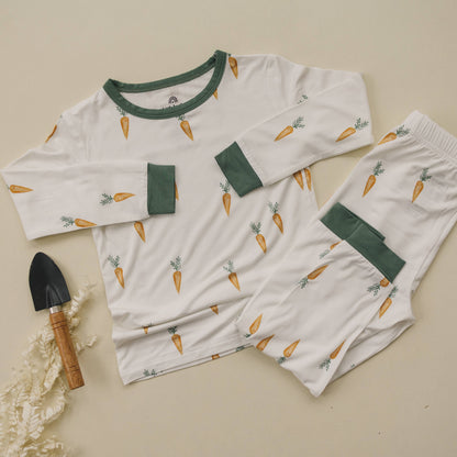 Carrot Bamboo Pajama Set